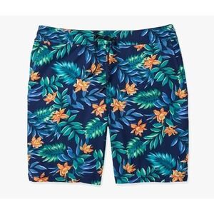 Fair Harbor Mens Swim Trunks Sz XXL Tropical Comfort Liner 10 Inch Inseam Resort